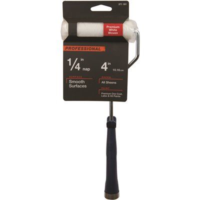 LINZER BEST POLYESTER MINI ROLLER WITH FRAME, 4 IN. X 1/4 IN. NAP