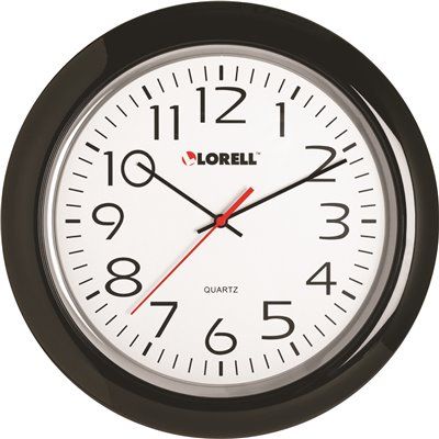 FD.Lorell 13-1/4 in. Round Quartz Wall Clock