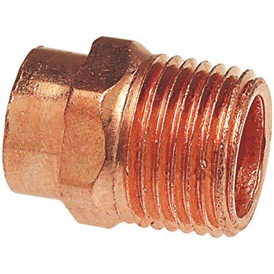 NIBCO 3/4 in. Copper Pressure Cup x MIP Adapter Fitting