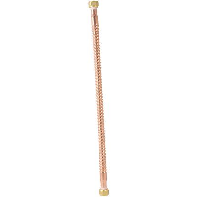 HOME-FLEX 3/4 in. FIP x 3/4 in. FIP x 12 in. Copper Water Heater Connector
