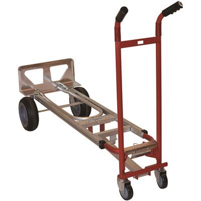 MILWAUKEE 4-IN-1 HAND TRUCK WITH NOSEPLATE EXTENSION