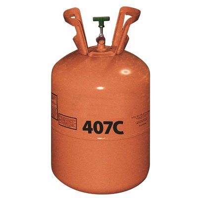 REFRIGERANT R407C, SUBSTITUTE FOR R22, 25 LB. CYLINDER