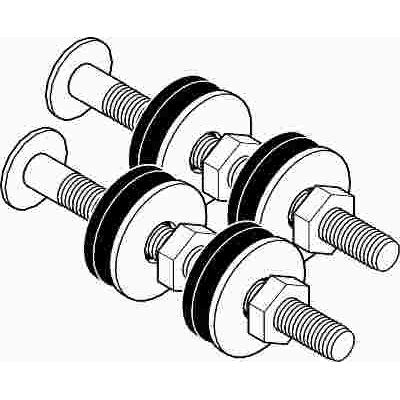 Proplus 3/8 in. x 3-1/8 in. Solid Brass Closet Tank Bolts Pair