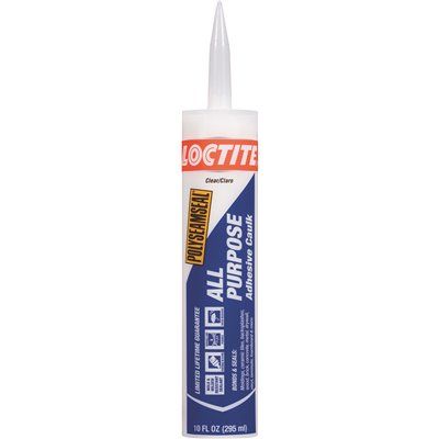 ALL PURPOSE ADHESIVE CAULK 10 OZ. CLEAR