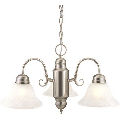 Design House Millbridge 3-Light Satin Nickel Chandelier
