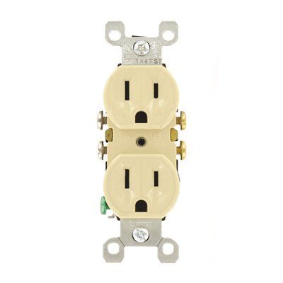 Duplex Receptacle Ivory