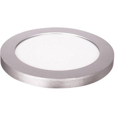 Feit Electric 11 in. Dimmable Nickel Integrated Color Selectable LED Edge-Lit Round Flat Panel C
