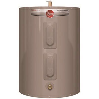 Rheem Professional 28 Gal. Classic Residential Short Electric Water Heater 240 VAC 4500-Watt Top