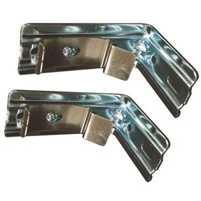 Designer&#39;s Touch Brackets for 3-1/2 in. Vertical Blinds Aluminum Headrail