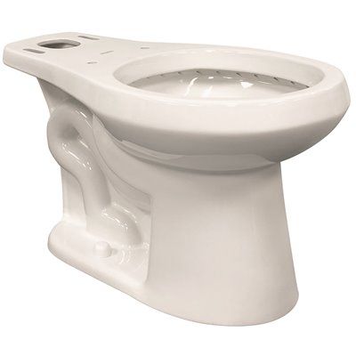 Flapperless Toilet Bowl