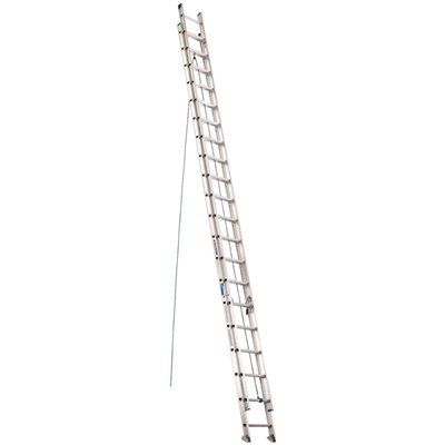 FD.Werner 40 ft. Aluminum Extension Ladder with 250 lbs. Load Capacity Type I Duty Rating