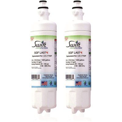 FD.Swift Green Filters Replacement Water Filter for LG LT700P (2-Pack)