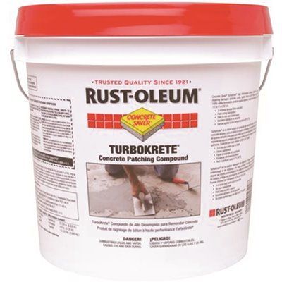 RUST-OLEUM®TURBOKRETE®CPS 5494 SYSTEM CONCRETE PATCHING COMPOUND, 2 GALLON KIT