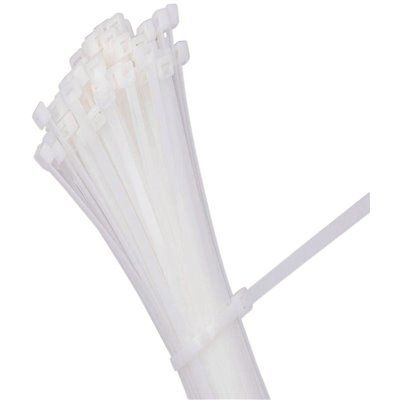 Commercial Electric 14 in. Natural Cable Tie (100-Pack)
