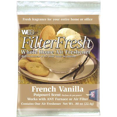 WEB® AIR FILTER FRESHENER, VANILLA