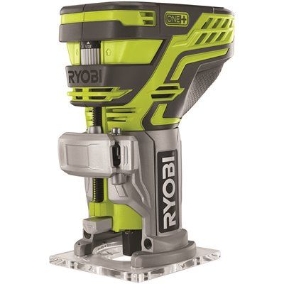 FD.RYOBI ONE+ 18V Cordless Fixed Base Trim Router (Tool Only) with Tool Free Depth Adjustment