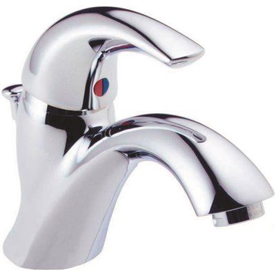 DELTA SINGLE HANDLE CENTERSET BATHROOM FAUCET, LEAD FREE