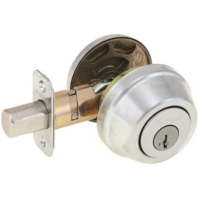 KWIKSET SMARTKEY DEADBOLT SINGLE CYLINDER SATIN CHROME
