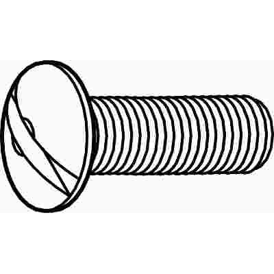 ROUND HEAD MACHINE SCREW 8/32 X 1-1/2 IN, 100 PER PACK
