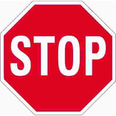 STOP SIGN 18 IN. ALUMINUM
