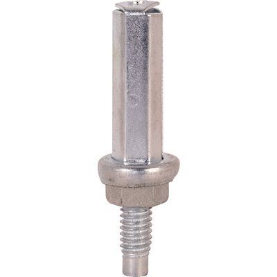 Prime-Line 1/4 in. Pin x 7/16 in. Base Steel Bi-Fold Door Bottom Pivot (2-Pack)