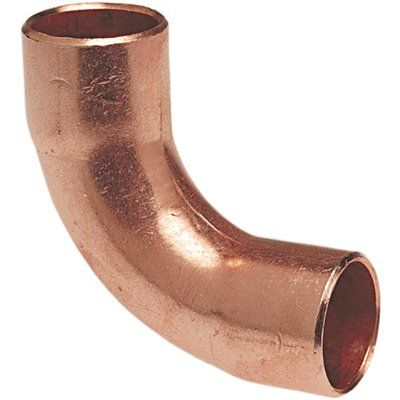 NIBCO 3/4 in. Wrot Copper 90-Degree Cup x Cup Long-Radius Elbow
