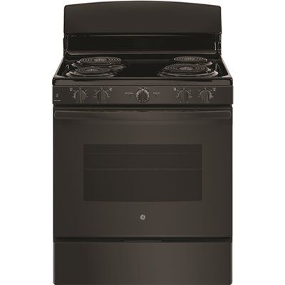 FD.GE 30 in. 5.0 cu. ft. Electric Range in Black
