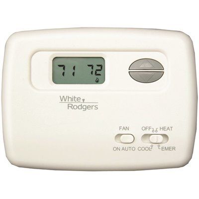 WHITE-RODGERS™ NON-PROGRAMMABLE HEAT PUMP THERMOSTAT, 20 VAC TO 30 VAC
