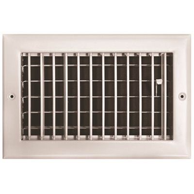 TruAire 10 in. x 6 in. Adjustable 1 Way Wall/Ceiling Register