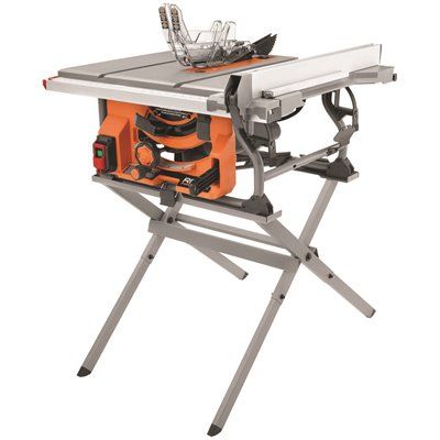 FD.RIDGID 15 Amp 10 in. Portable Corded Jobsite Table Saw with Folding Stand