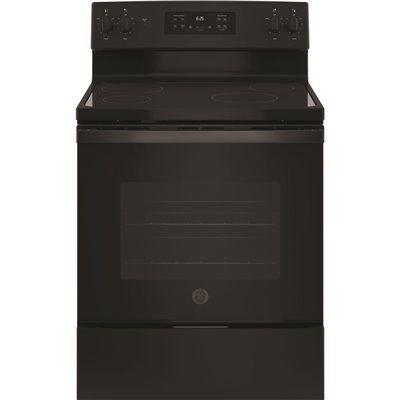 USE 312761088.GE 30 in. 5.3 cu. ft. Electric Range in Black