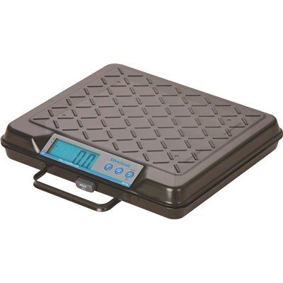 FD.Brecknell 100 lbs. Capacity 12 in. x 10 in. Portable Electronic Utility Bench Scale Platfo