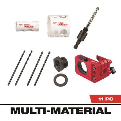 MILWAUKEE® DOOR LOCK INSTALLATION HOLE DOZER™ HOLE SAW KIT