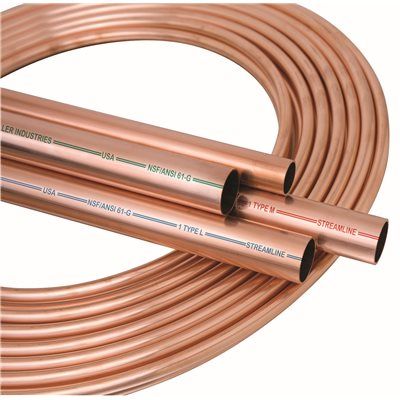 MUELLER STREAMLINE CO. 3/4 in. x 10 ft. Copper Type L Pipe