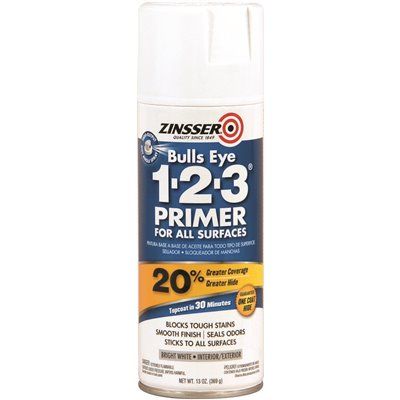 ZINSSER BULLSEYE WATER-BASED 1-2-3® SPRAY PRIMER