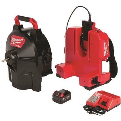 FD.Milwaukee M18 Fuel 18-Volt Lithium-Ion Brushless Cordless Drain Cleaning 5/16 in. Switch P