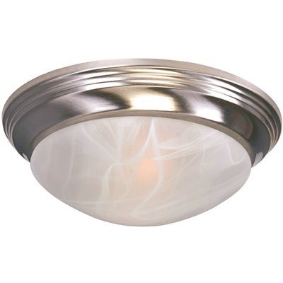 DECORATIVE FLUSH MOUNT CEILING FIXTURE, MAXIMUM ONE 75 WATT INCANDESCENT MEDIUM BASE BULBS, 12 I