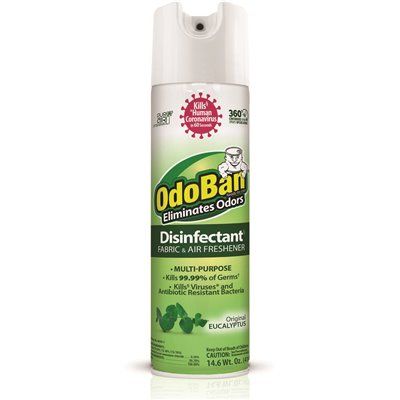 OdoBan 14.6 oz. Eucalyptus Multi-Purpose Disinfectant Spray, Odor Eliminator, Sanitizer, Fabric