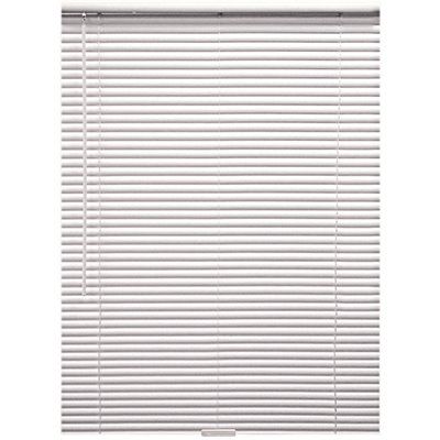 Designer&#39;s Touch COPY 0 White Cordless Room Darkening 1 in. Vinyl Mini Blind for Window or Door - 35 in. W x 48 in. L