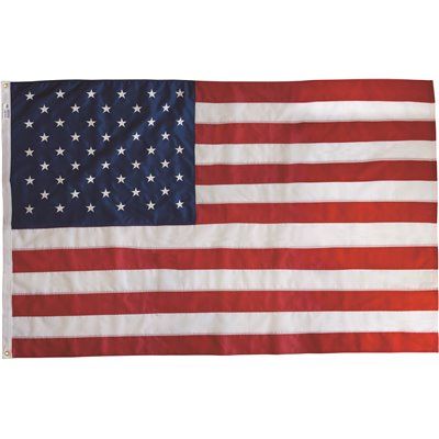FD.Perma-Nyl 5 ft. x 8 ft. Nylon Large Commercial United States Flag