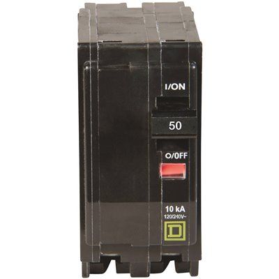 Square D QO 50 Amp 2-Pole Circuit Breaker