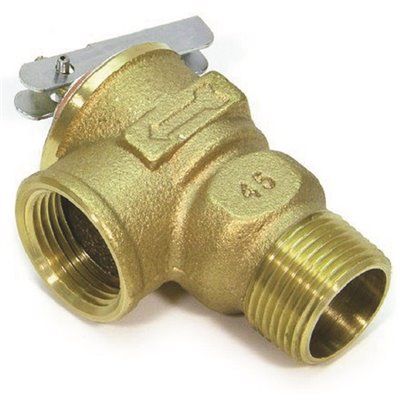 ZURN WILKINS P1000A SERIES PRESSURE RELIEF VALVE SET AT 150 PSI, 3/4 IN. MNPT X 3/4 IN. FNPT, LE