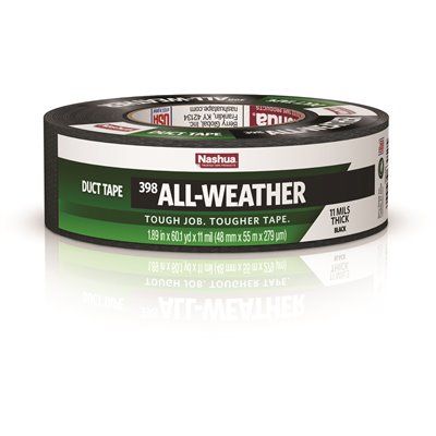 MULTI PURPOSE DUCT TAPE, 2 IN. X 60 YD., 11 MIL, BLACK