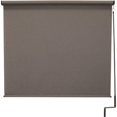 FD.SeaSun Morro Bay Cordless UV Protection PVC Outdoor Roller Shade Pole Operated 48 in. W x