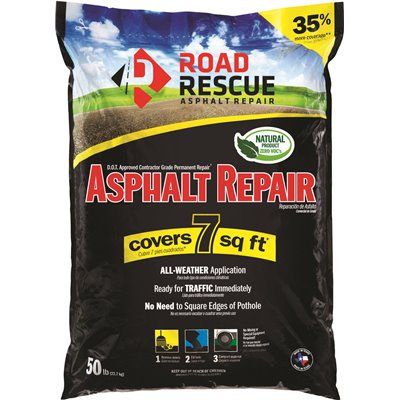 ROAD RESCUE™ ASPHALT REPAIR, 50 LB. BAG