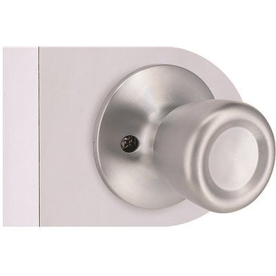 Tulip Dummy Door Knob Satin Chrome