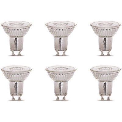 Feit Electric 35-Watt Equivalent MR16 GU10 Dimmable CEC Title 20 LED 90 Plus CRI Flood Light Bulb, Bright White (6-Pack)