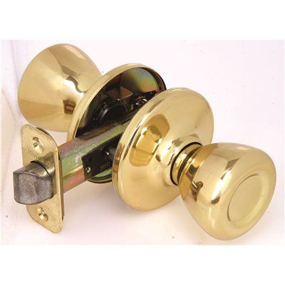 KWIKSET Tylo Passage Knob, Brass