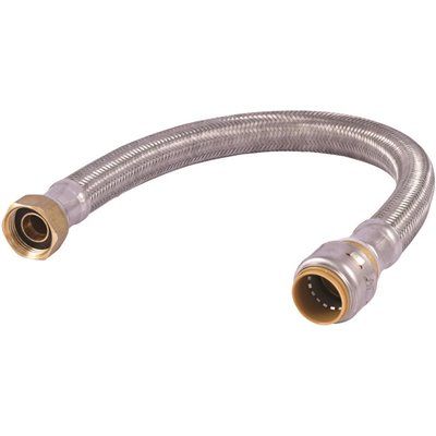 SHARKBITE Max Flex Water Heater Connector 3/4&quot; X 3/4&quot;fip X 18&quot;