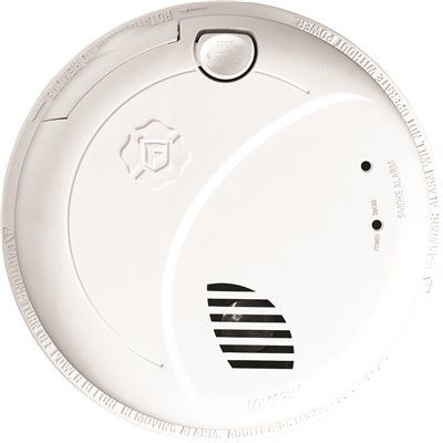 Brk Electronics Interconnect Hardwire Smoke Alarm With Battery And Voice Alerts